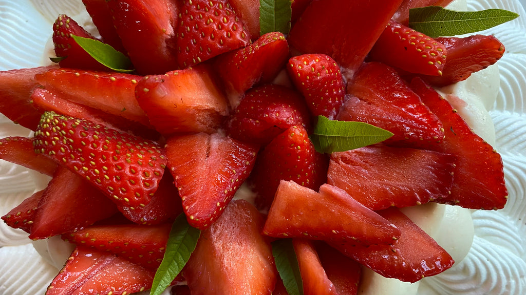 L'Immaculée - Pavlova aux fraises