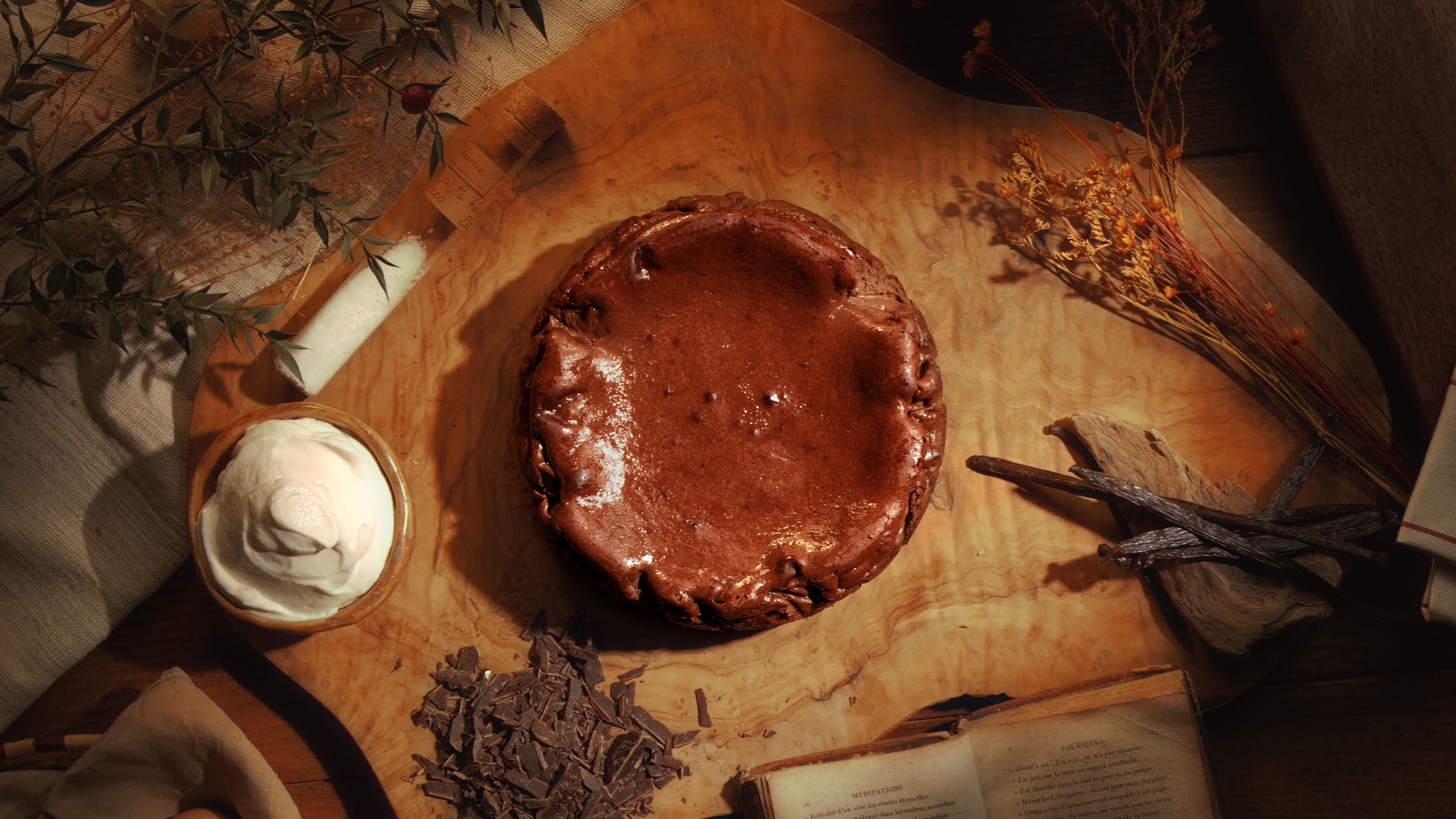 Le Déchu Chocolat - Cheesecake basque